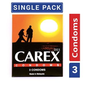 Carex Classic Condom Single 3pcs Pack | Malaysia